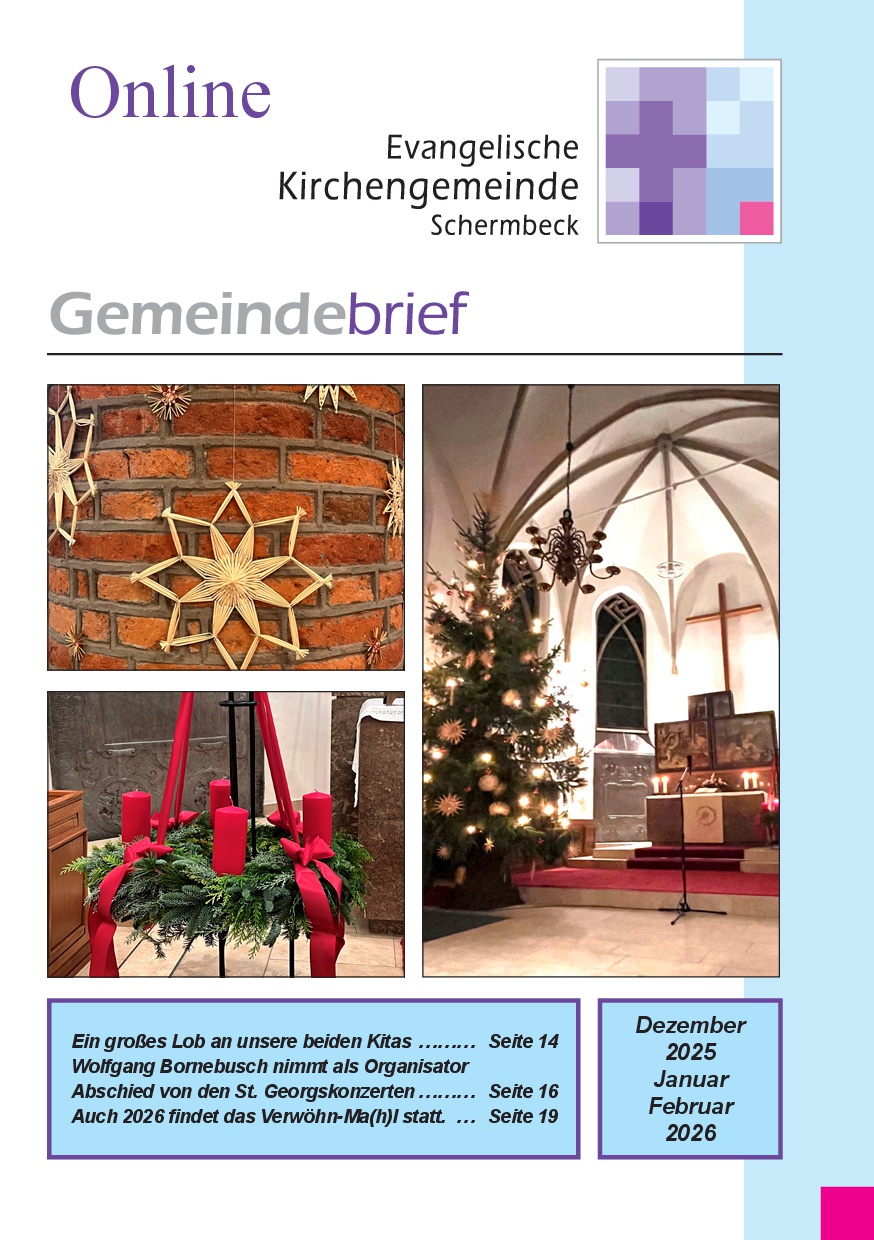 Deckblatt des Gemeindebriefes 12/25