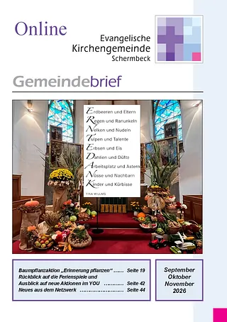 Deckblatt des Gemeindebriefes März bis Mai 2ß26